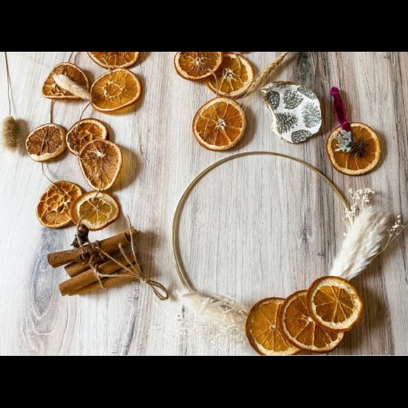 Rustic Orange Garland Cottage Chic (abt 6 ft) - Picture 5 of 6